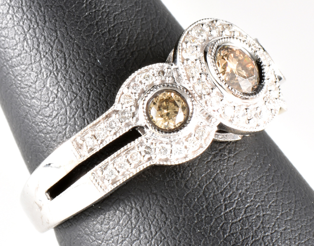 14K White Gold Le Vian Ring 