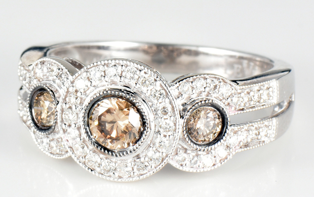 14K White Gold Le Vian Ring 