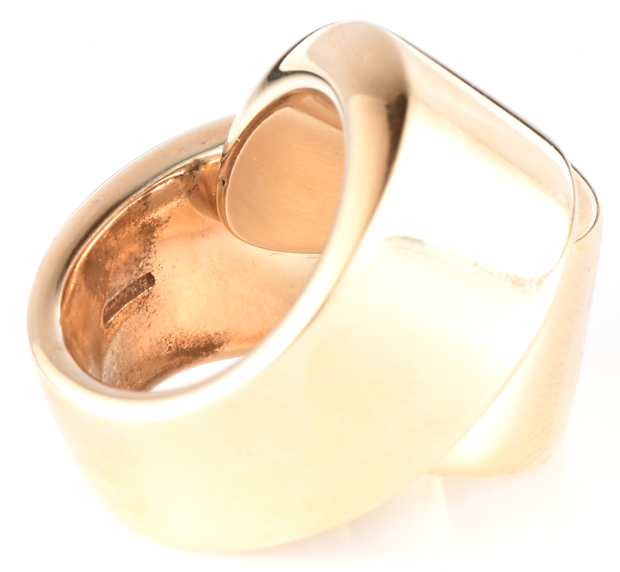 18K Heavy Gold Fashion Ring