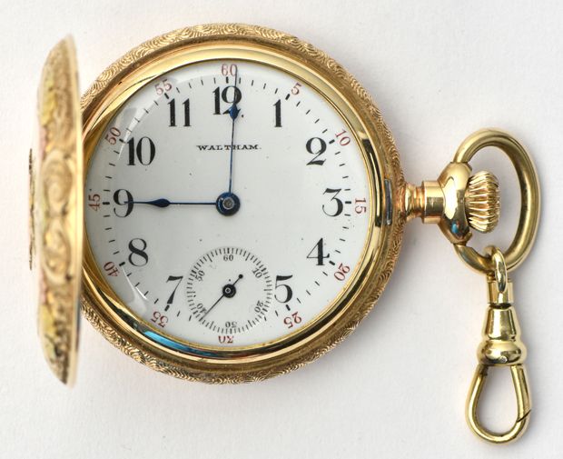 Three 14K Yellow Gold Ladies Pocket Watches
