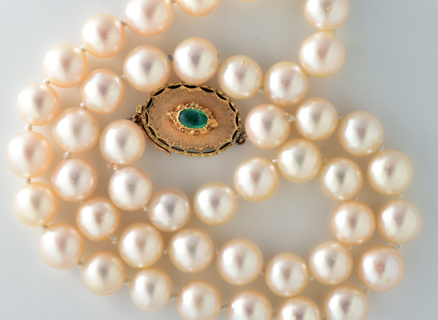 18K Yellow Gold Buccellati Pearl Necklace