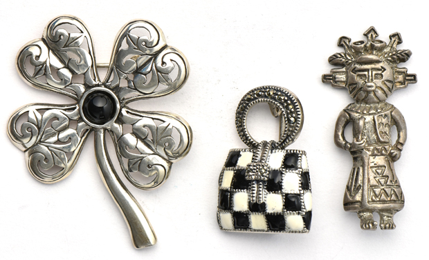 Sterling Silver Pins 