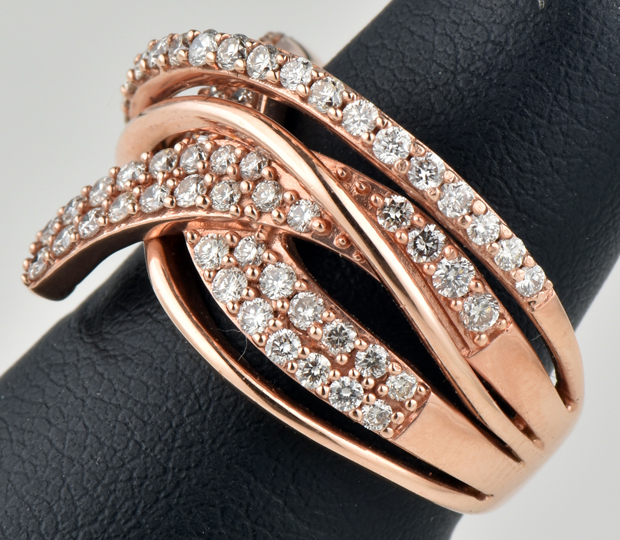 14K Rose Gold Le Vian Diamond Ring