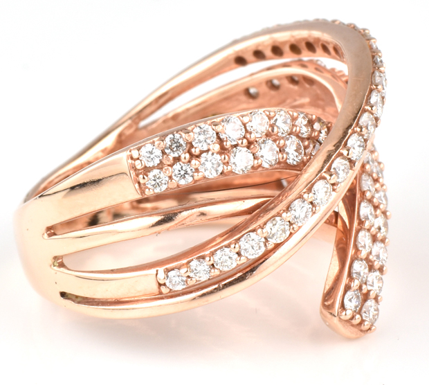 14K Rose Gold Le Vian Diamond Ring