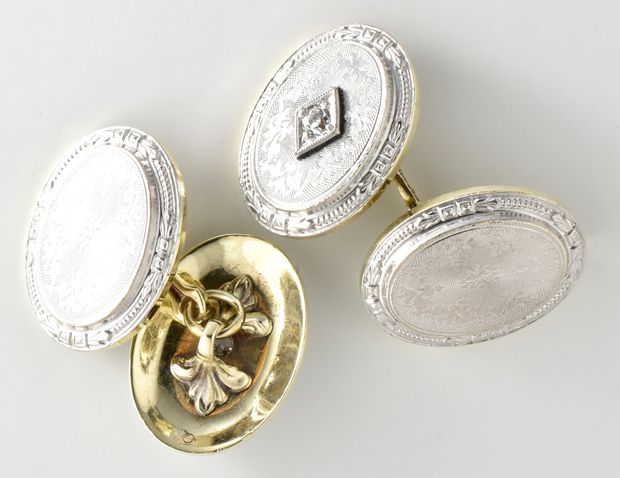 14K and Platinum Cufflinks