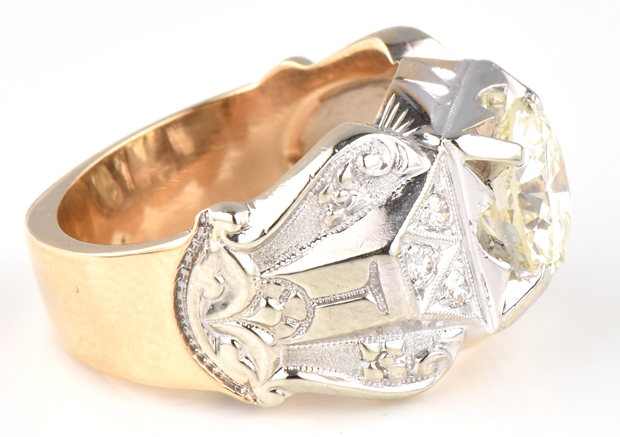 14K Two-Tone Diamond Ring