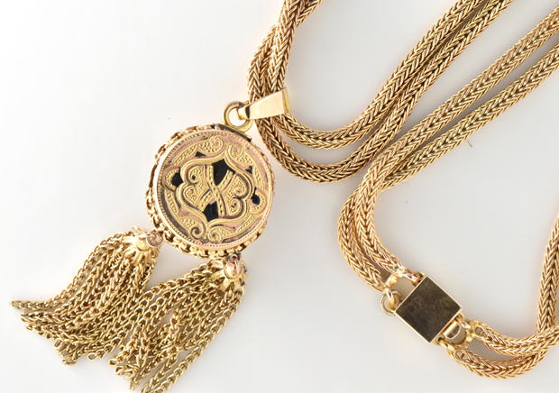 14K Vintage Diamond Pendant, Chain and Bracelet