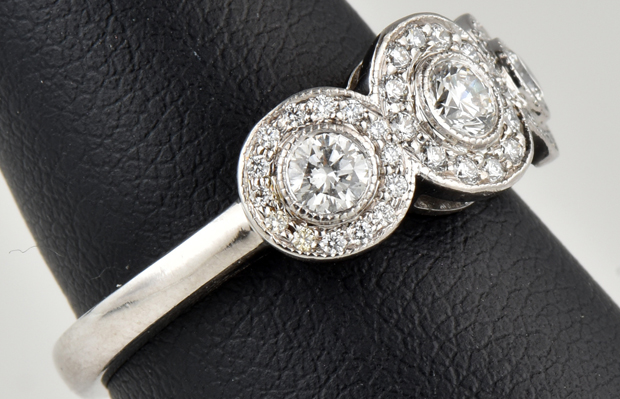 Platinum Tiffany and Co. Diamond Ring