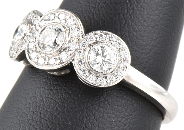 Platinum Tiffany and Co. Diamond Ring