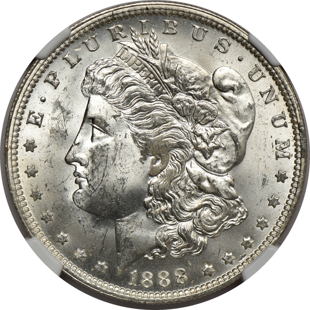 Six 1888-O VAM, three VAM-1A and three VAM-1B, all NGC MS-63