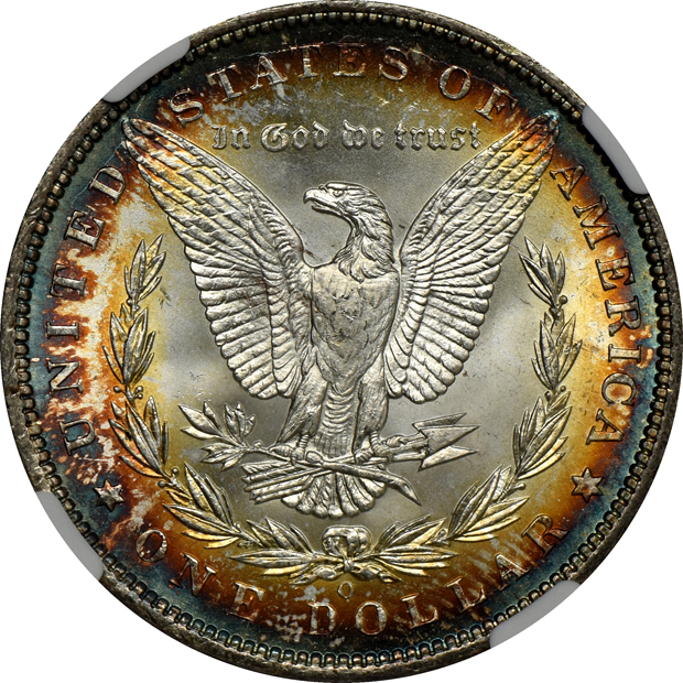 1899-O MS-66 Star CAC, and an 1899-O MS-66 CAC, both NGC