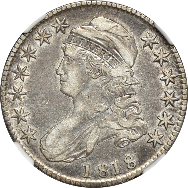 1810 O-101a VF-35, 1818 O-112 VF-35, and an 1821 O-106 XF-45, all NGC