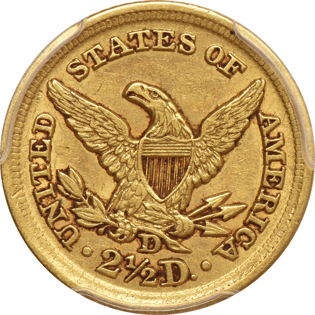 1857-D PCGS AU-53 CAC