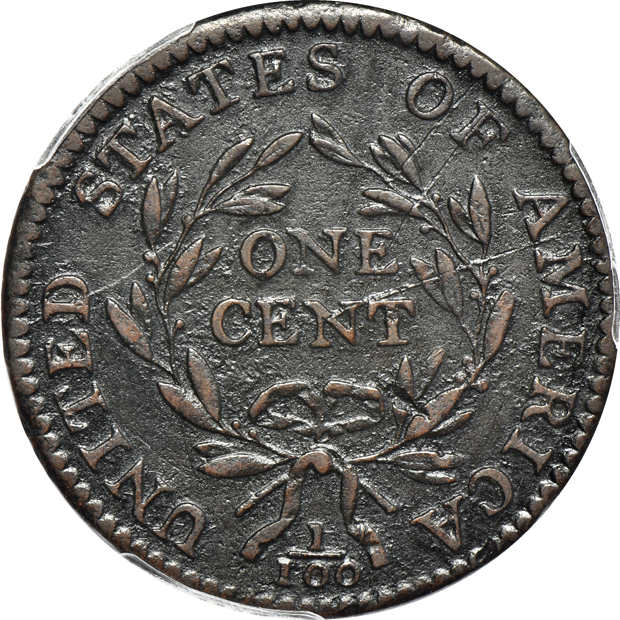 1794 Head of 1795 PCGS XF details/environmental damage