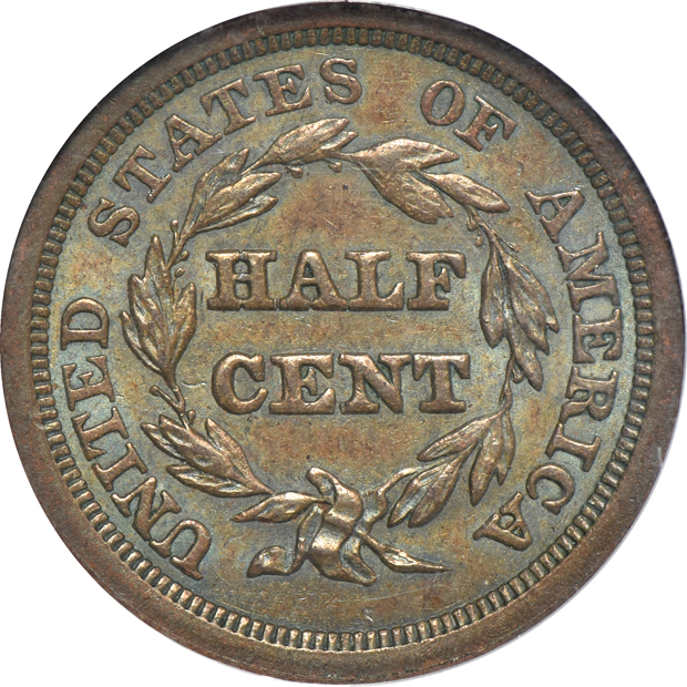 1851 B-1 MS-63 BN, 1853 C-1 MS-64 BN, and an 1856 C-1 MS-64 BN, all NGC