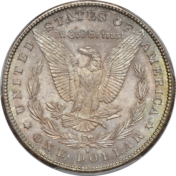 1886-S and 1887-S, both PCGS MS-64 CAC