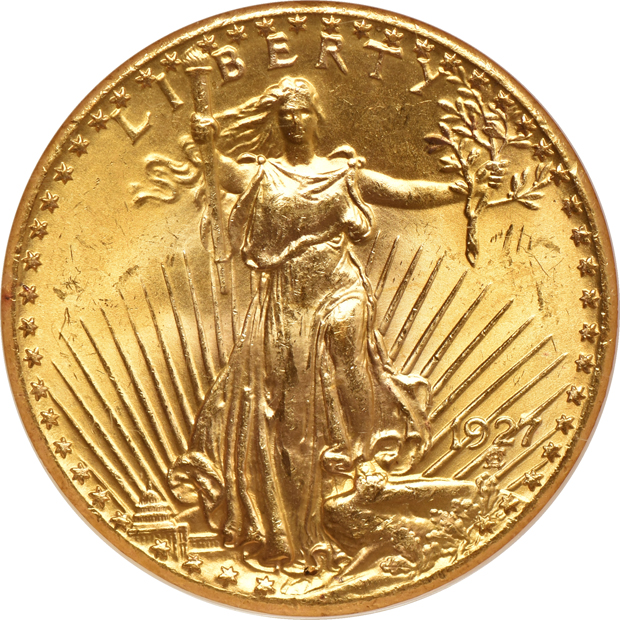 Three 1927, all NGC MS-64 CAC