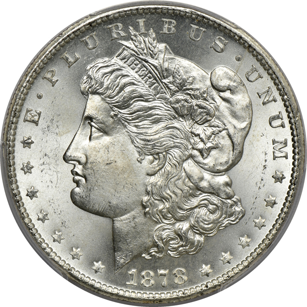Three 1878-S.  One MS-64, two MS-65, all PCGS