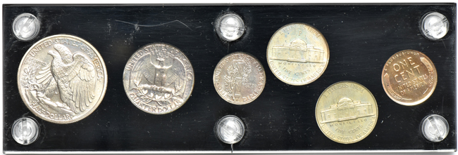 1942 Proof Set in a Capital Plastics holder