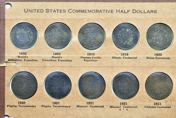 Fifty-seven different large cents in Wayte Raymond pages