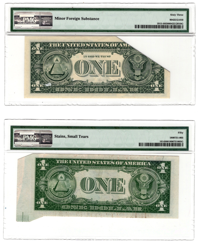 $10 1988-A Federal Reserve Note Fold-Over Error