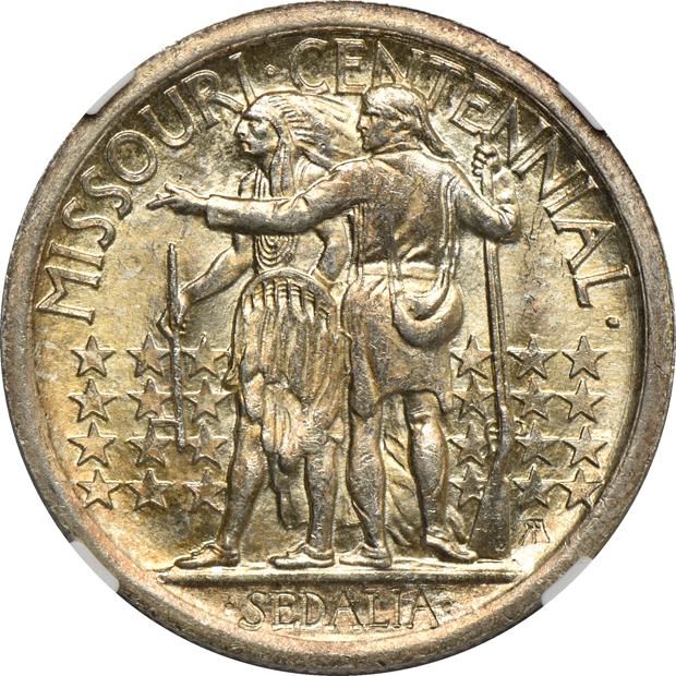 1921 Missouri 2X4 NGC MS-64