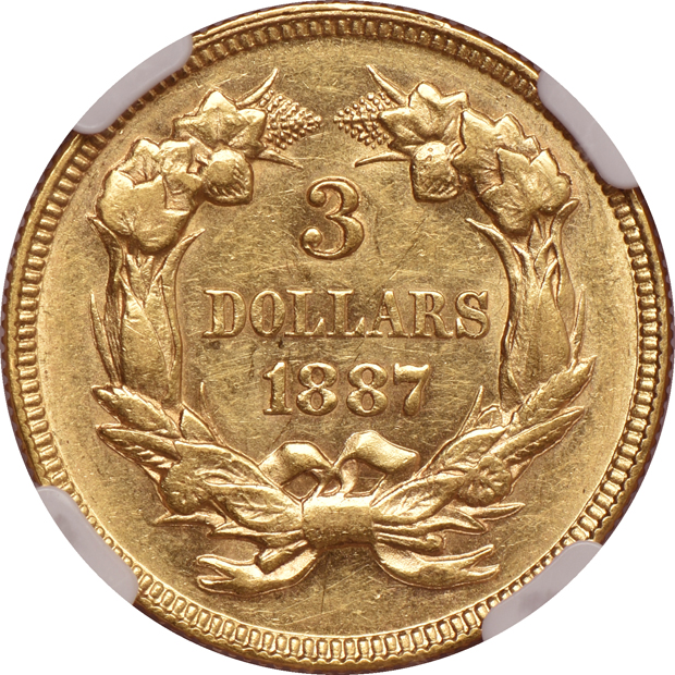 1887 NGC AU-53
