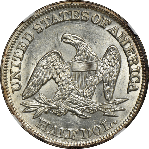 1858 NGC MS-62