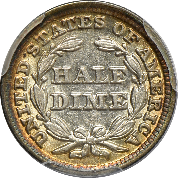 1849/8 FS-302 PCGS AU-58