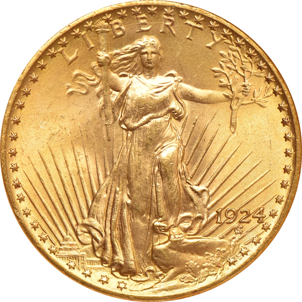 Two 1924 NGC MS-65 CAC