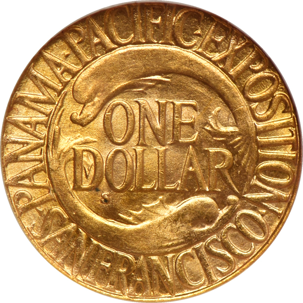 1915-S Panama-Pacific $1 NGC MS-66