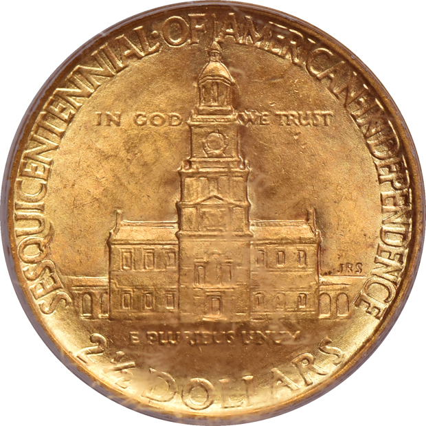 1926 Sesquicentennial $2.50 PCGS MS-65