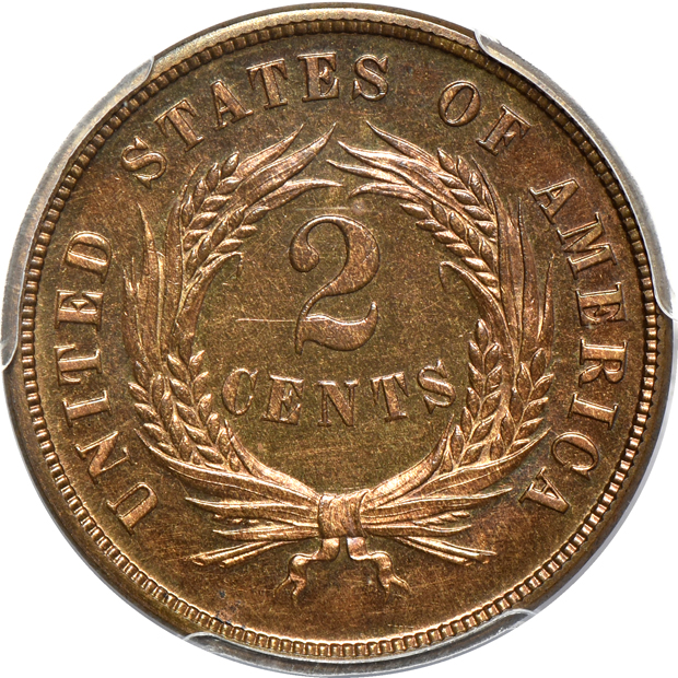 1869 PCGS PR-66RB