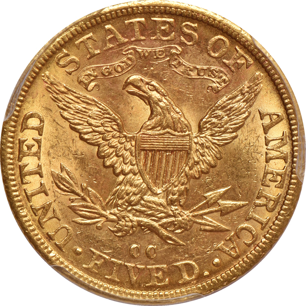 1892-CC PCGS MS-62+ (shield)