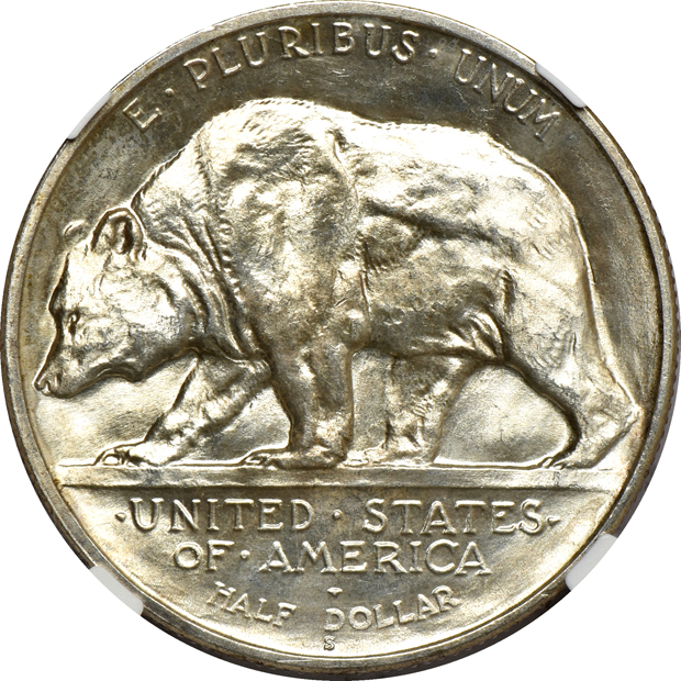 1925-S California MS-64, 1937-D Arkansas MS-65, and a 1939-S Arkansas MS-64, all NGC CAC