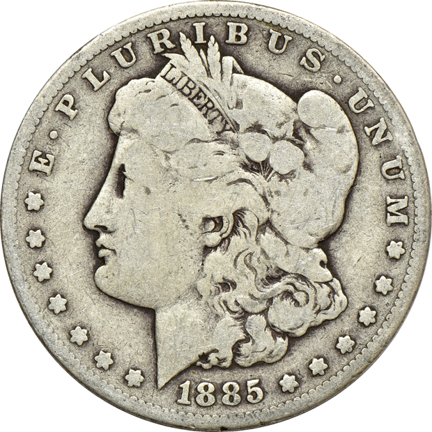 Thirty-one Carson City minted Morgan silver dollars