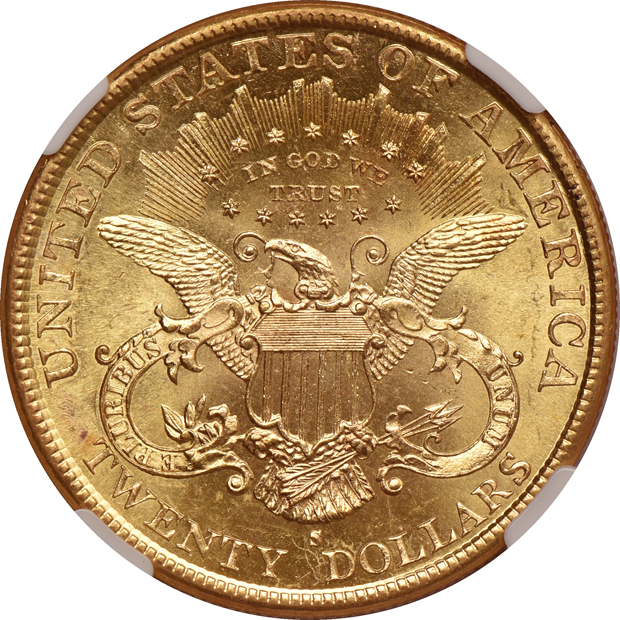 1889-S NGC MS-63+, Saddle Ridge Hoard