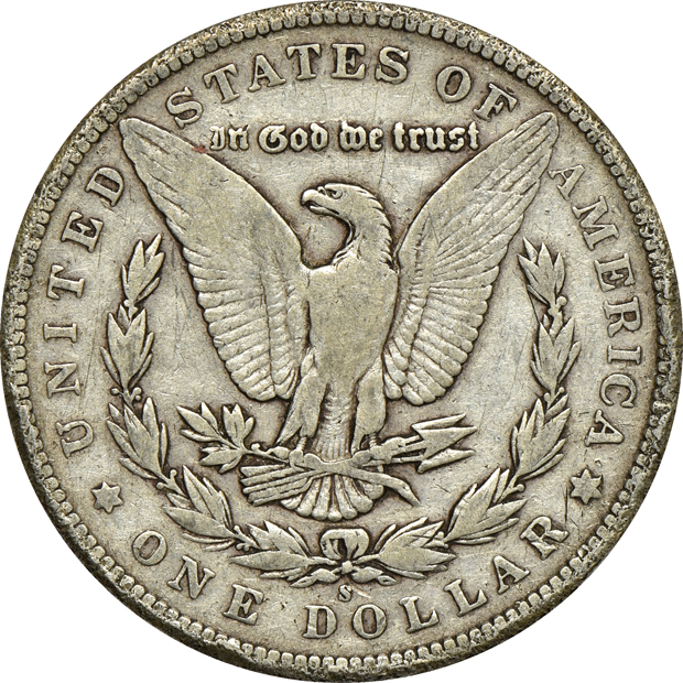 Collection of Morgan and Peace silver dollars in Dansco albums
