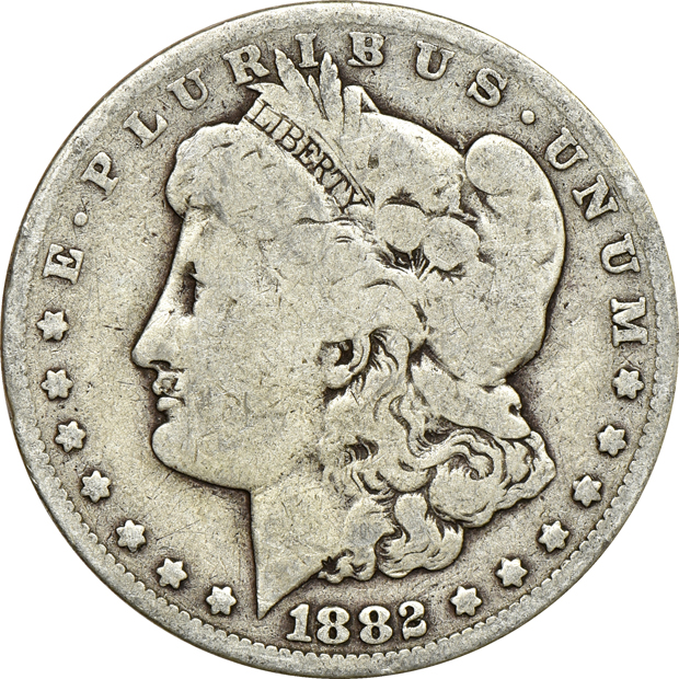Twenty Carson City minted Morgan silver dollars, Good to VG