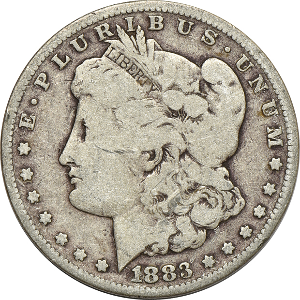 Twenty Carson City minted Morgan silver dollars, Good to VG