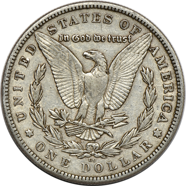 Twenty Carson City minted Morgan silver dollars, XF to AU