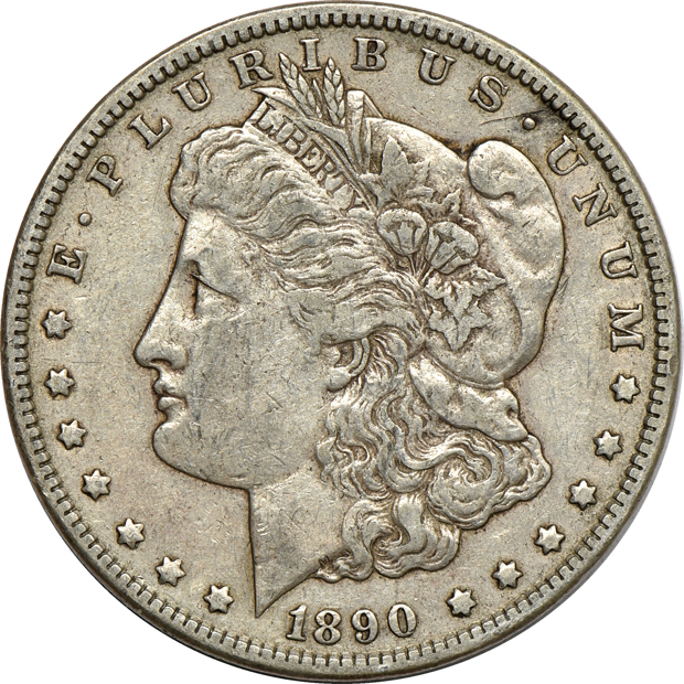 Twenty Carson City minted Morgan silver dollars, XF to AU