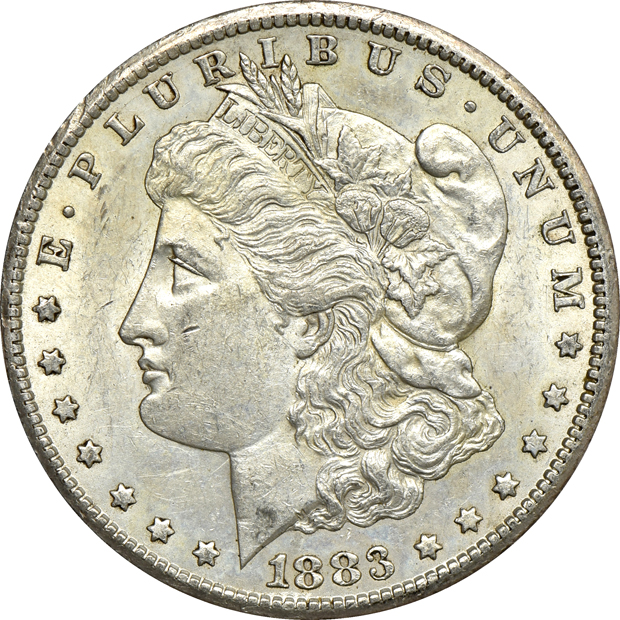 Twenty Carson City minted Morgan silver dollars, XF to AU