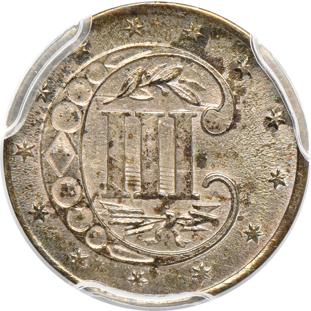 1853 MS-64, and an 1854 MS-62 CAC, both PCGS