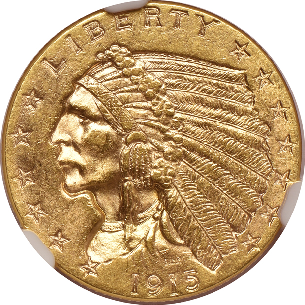 Seven certified Indian Head quarter eagles