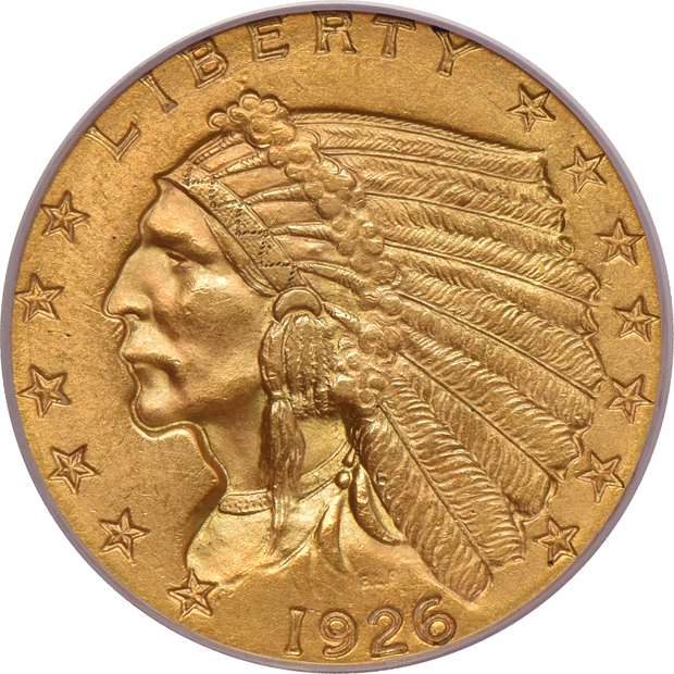 Seven certified Indian Head quarter eagles