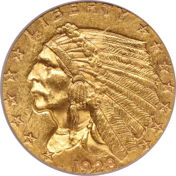 Seven certified Indian Head quarter eagles