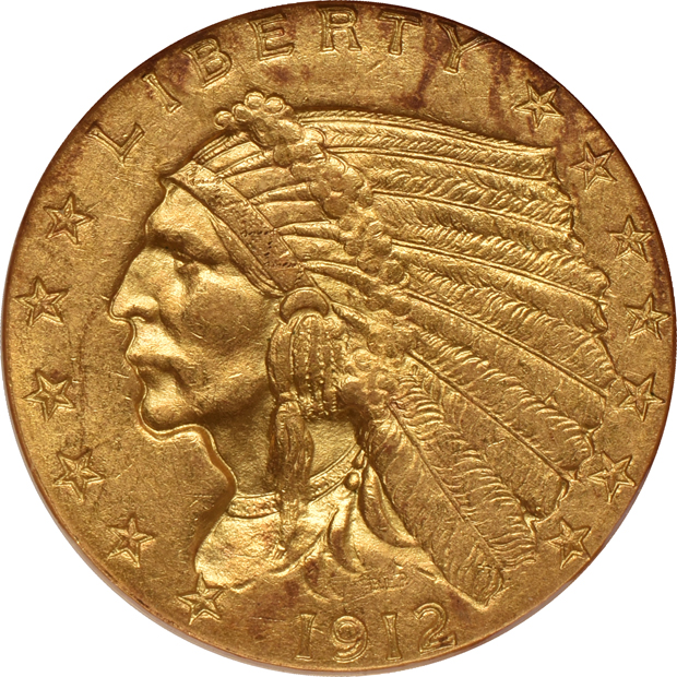 Six certified Indian Head quarter eagles