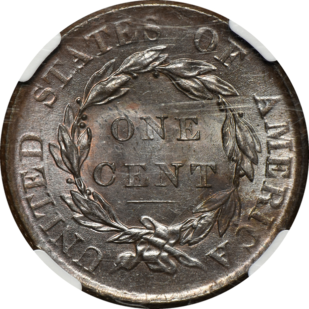 1819 Small Date NGC MS-63 BN