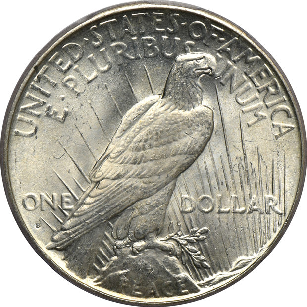 1928-S MS-64, and a 1935-S MS-64+, both PCGS